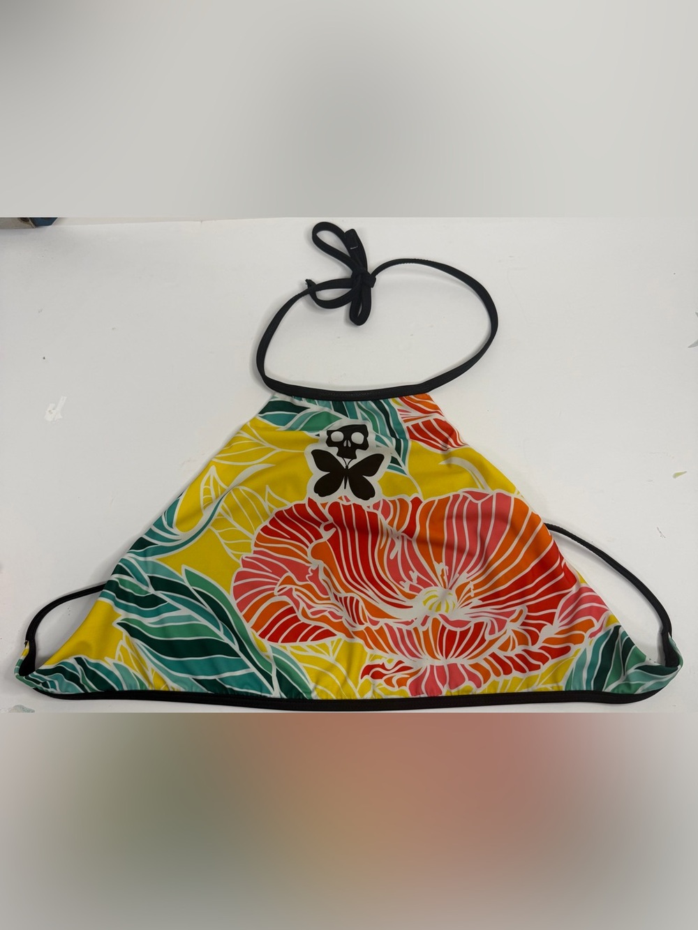 Splash Women's Swim Skull Face with Vibrant Colors